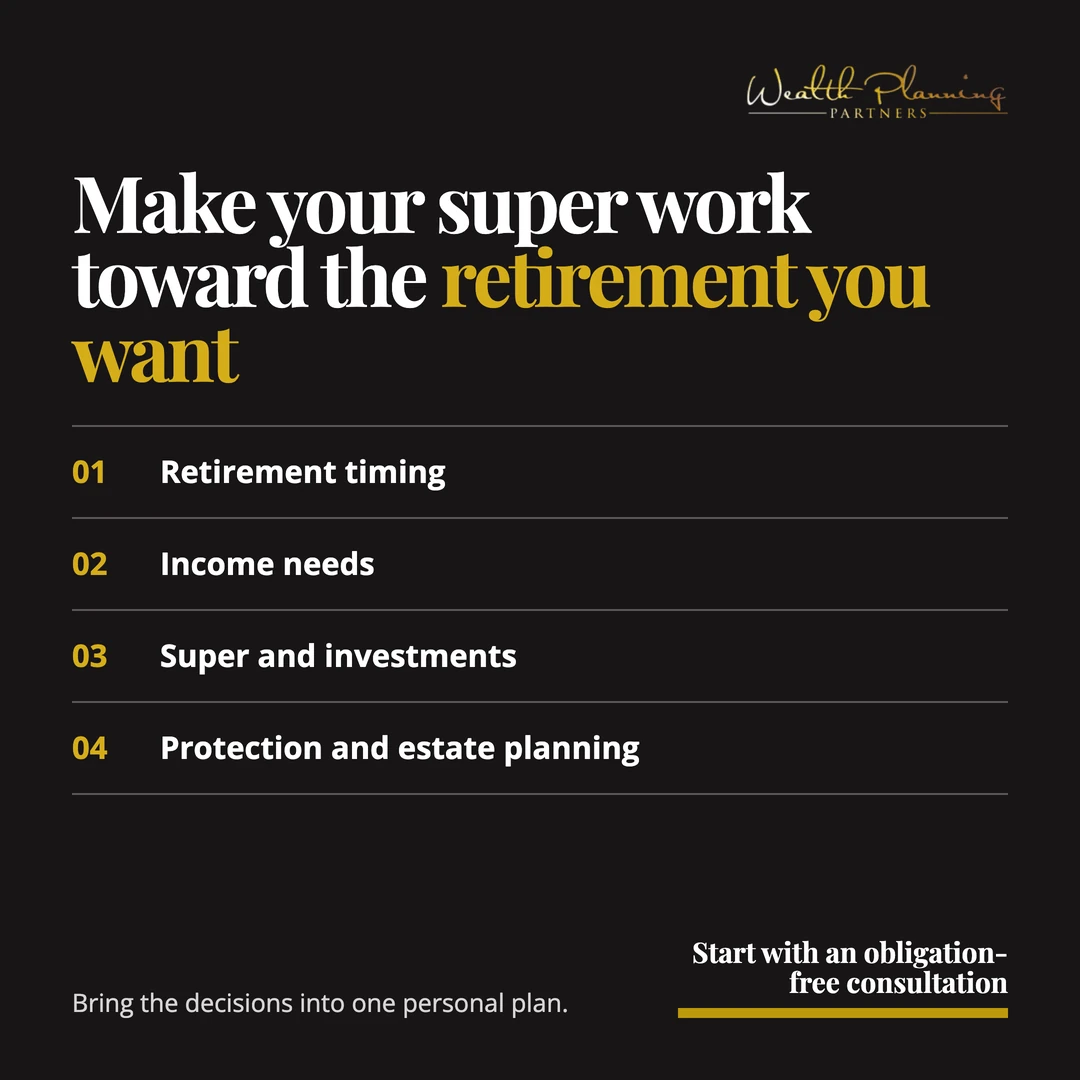 Make your super work toward the retirement you want ad creative